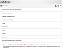 Tablet Screenshot of anghuber.de